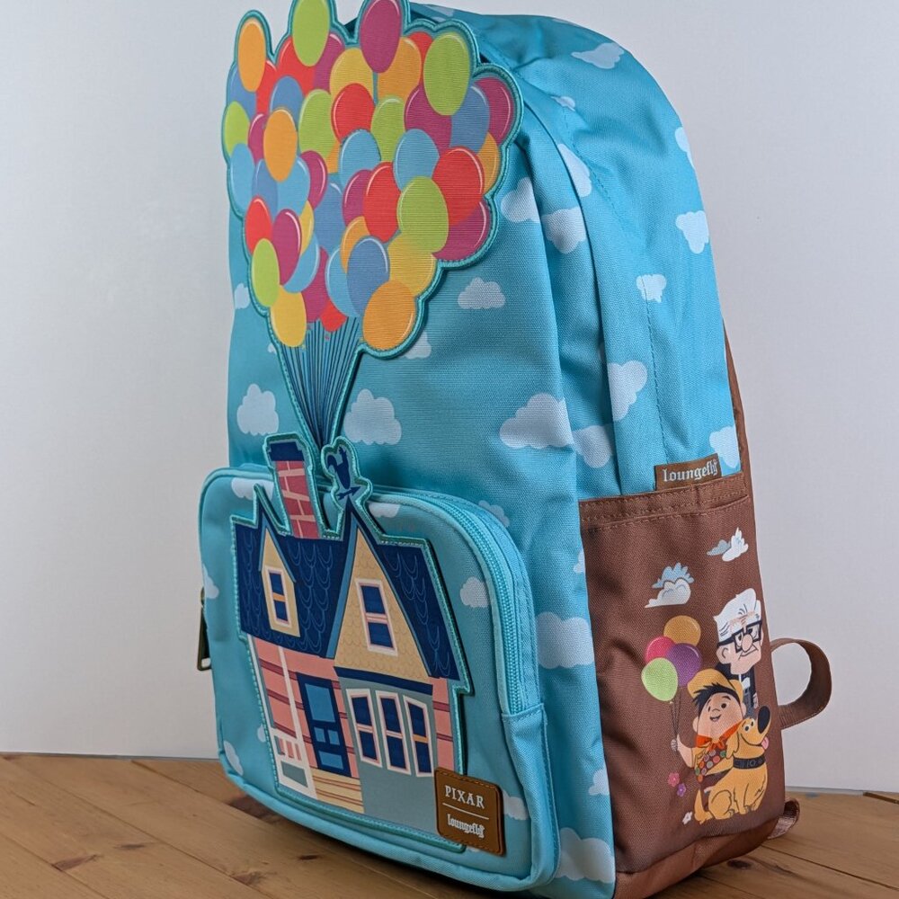 NWT Loungefly Disney Pixar UP Balloon House Canvas Backpack - Picture 3 of 5